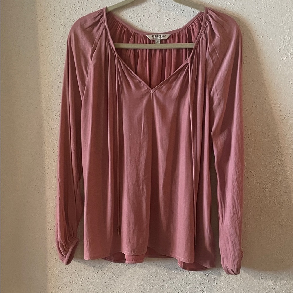 Liverpool Mauve Long Sleeve Blouse